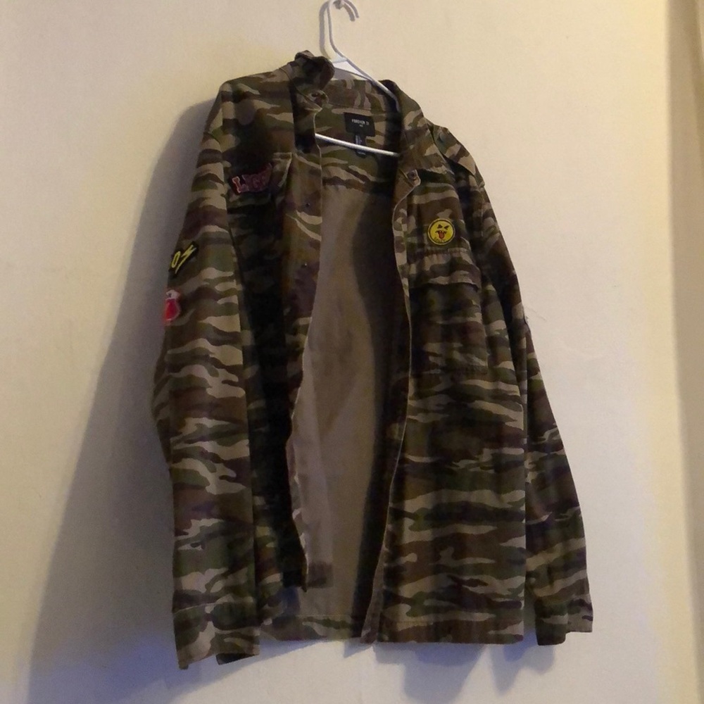 Men Coat Militar Large (Used)
